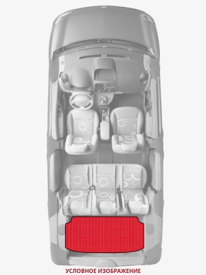 ЭВА коврики «Queen Lux» багажник для Лада 2120 Надежда